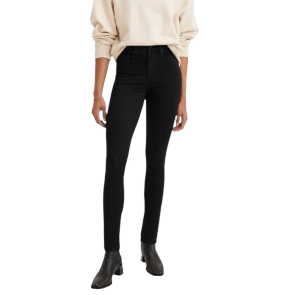 LEVI’S 721 BLACK HIGH RISE SKINNY JEANS SIZE US 28